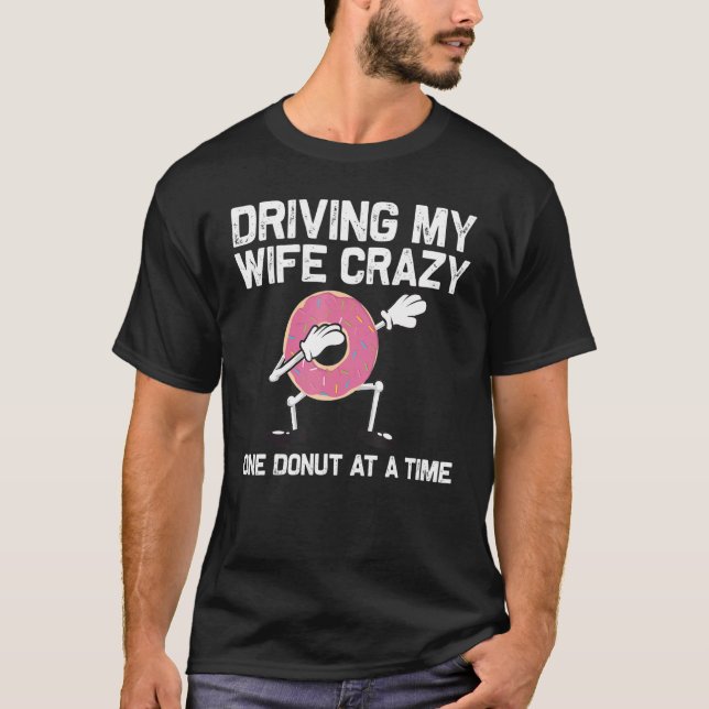 Donut Designs For Men Dad Doughnut Foodie Sprinkle T-Shirt (Front)