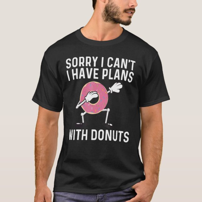 Donut Designs For Men Women Doughnut Foodie Sprink T-Shirt (Front)