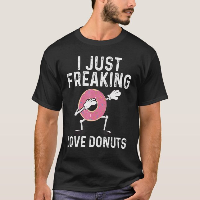 Donut Designs For Men Women Doughnut Foodie Sprink T-Shirt (Front)