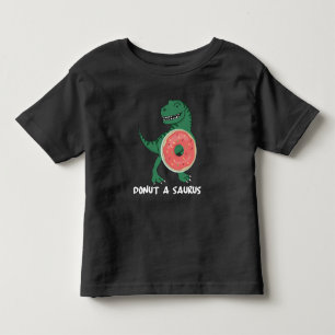 Donut Dinosaur Foodie Dino Lover Toddler T-shirt