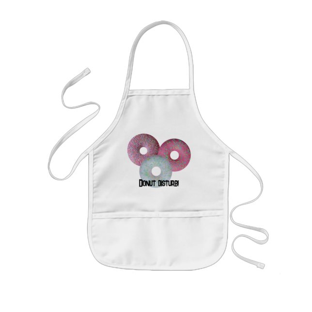 Donut disturb! kids' apron (Front)