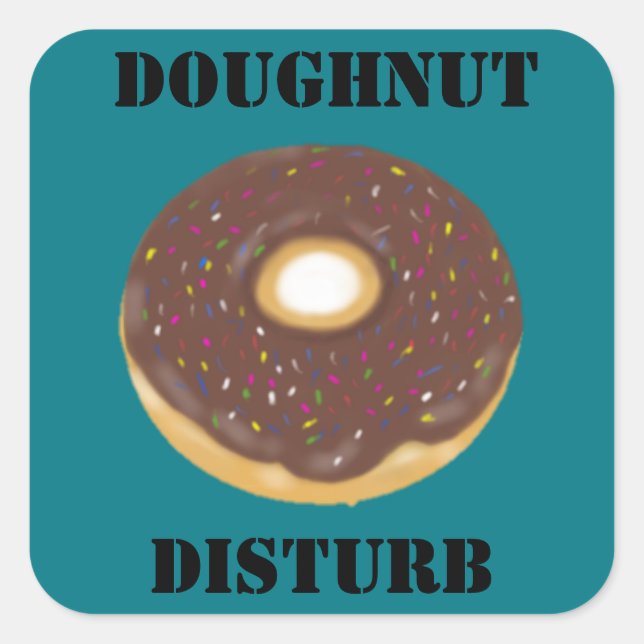 Donut do not disturb sticker (Front)