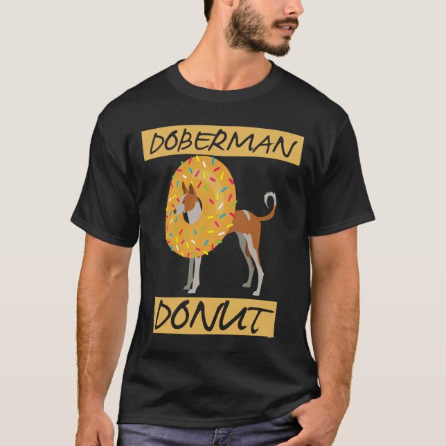 Donut Doberman T-Shirt (Front)