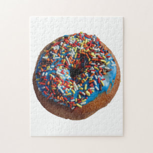 Donut Doughnut Snack Food Creative  Jigsaw Puzzle