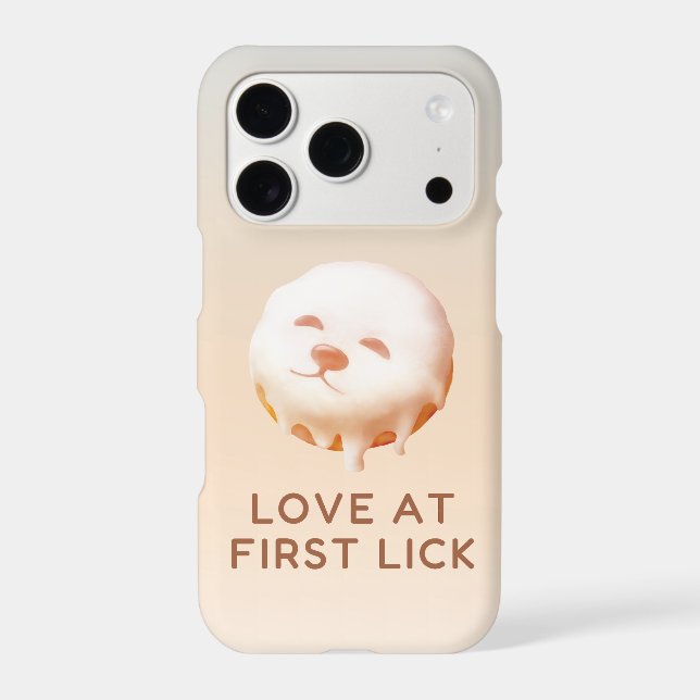 Donut Dream: Glazed Smile Pup  iPhone Case (Back)