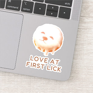 Donut Dream: Glazed Smile Pup Sticker
