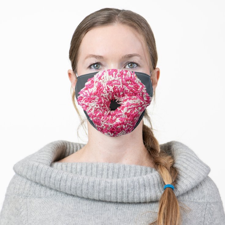 Donut Face Mask Zazzle 