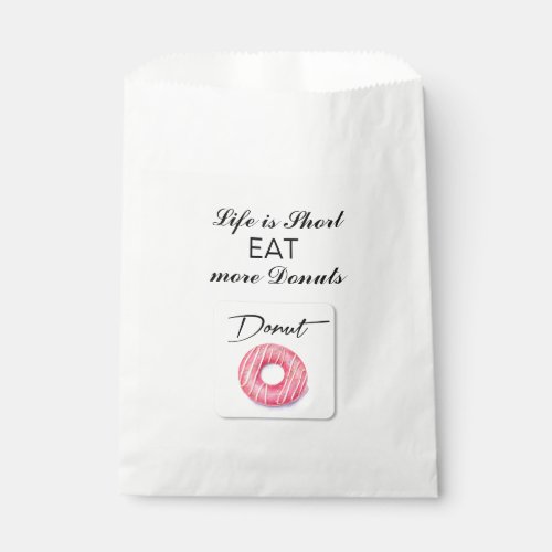 Donut favor bags