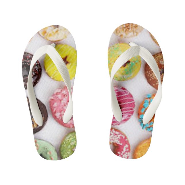 Donut Flip Flops for Kids (Footbed)