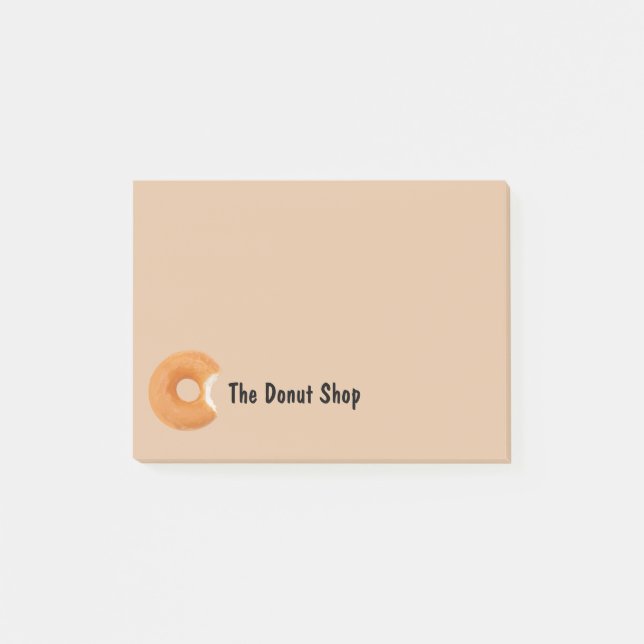 Donut Food Theme Post-It Notes (Front)