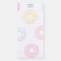 Donut Forget Magnetic Notepad