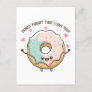 Donut Forget That I Love You Valentines Day Postcard