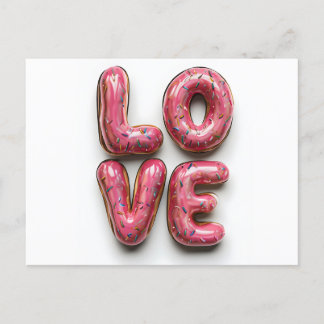 Donut Forget to Love - Valentine's Day Postcard