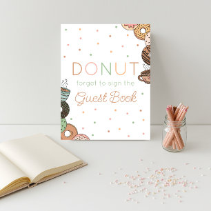 Donut Forget to Sign the Guestbook Printable Sign