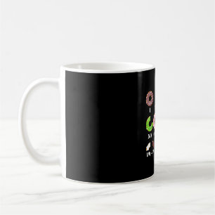 Donut fraction math teacher educational funny back coffee mug