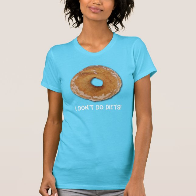 DONUT FUN food humour T-Shirt, T-Shirt (Front)