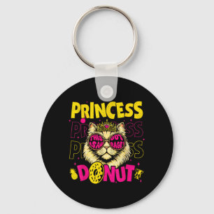 Donut Funny Book Lover for Men Woman Keychain