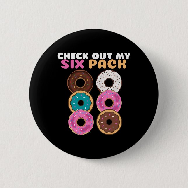 Donut Funny Button (Front)