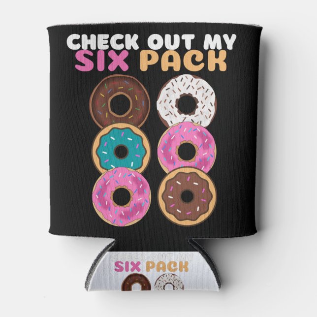 Donut Funny Can Cooler (Front)