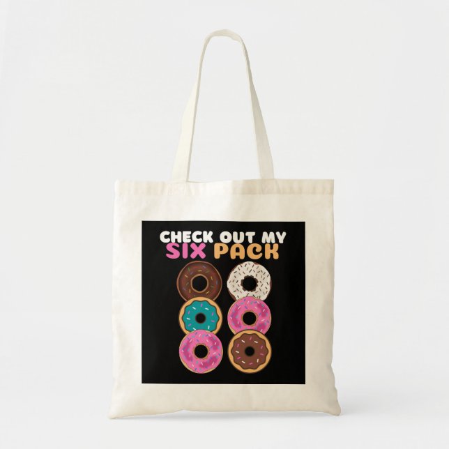 Donut Funny Tote Bag (Front)