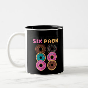 Donut Funny Two-Tone Coffee Mug