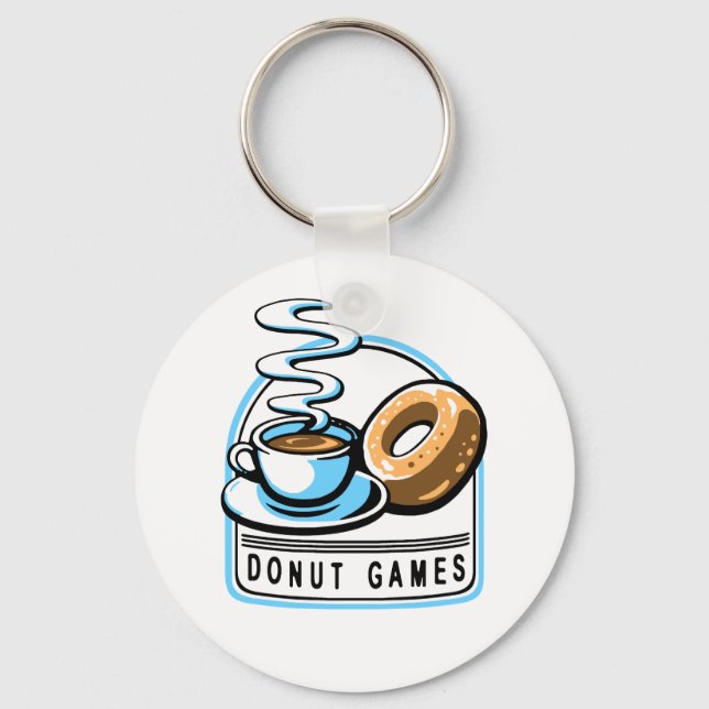 Donut Games Keychain (Front)