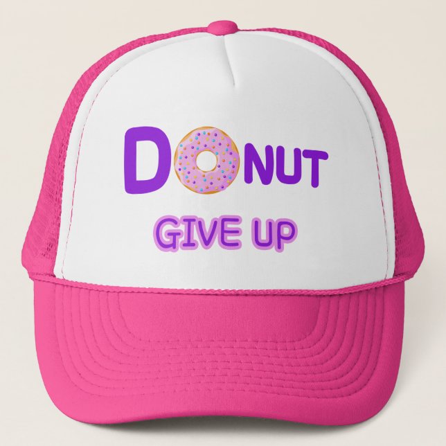 Donut Give up hat (Front)