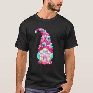 Donut Gnome With Cute Pattern For Gardener And Don T-Shirt