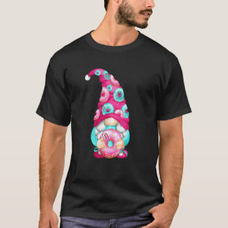 Donut Gnome With Cute Pattern For Gardener And Don T-Shirt