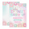Donut Grow Up Birthday Invitation Donut & Unicorn