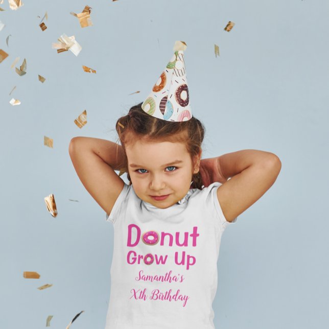 Donut Grow Up Birthday T-Shirt (Creator Uploaded)