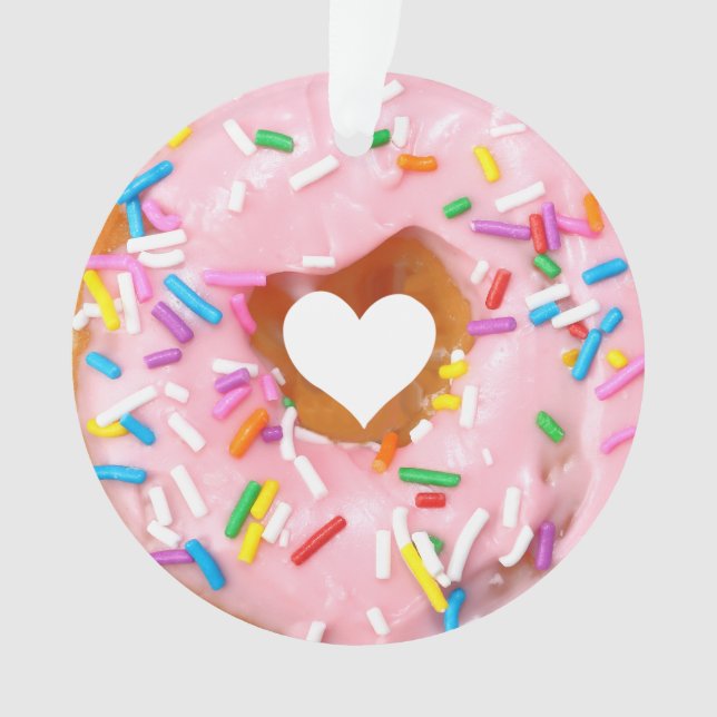 Donut Heart Ornament (Front)