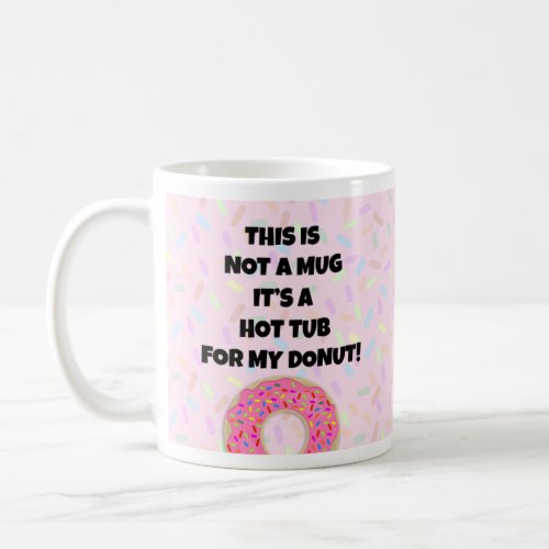 Donut Hot Tub Coffee Mug