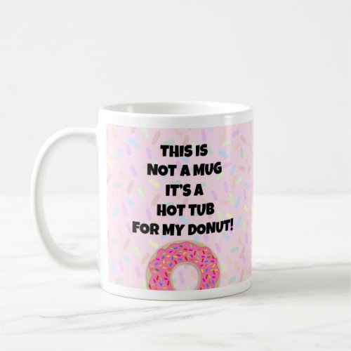 Donut Hot Tub Coffee Mug