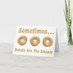 Donut Humor Card
