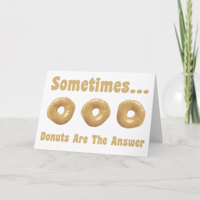 Donut Humor Card (Front)