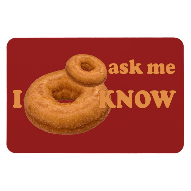 Donut Humor custom magnet (Horizontal)