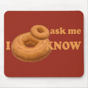 Donut Humor custom mousepad