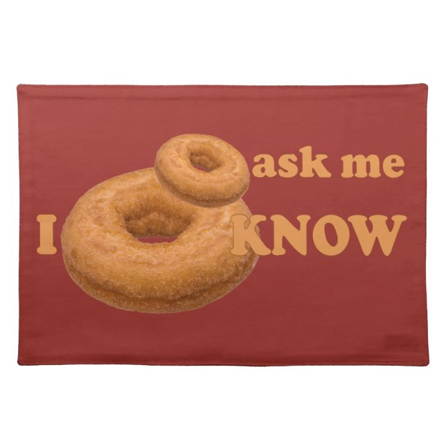 Donut Humor custom placemat (Front)