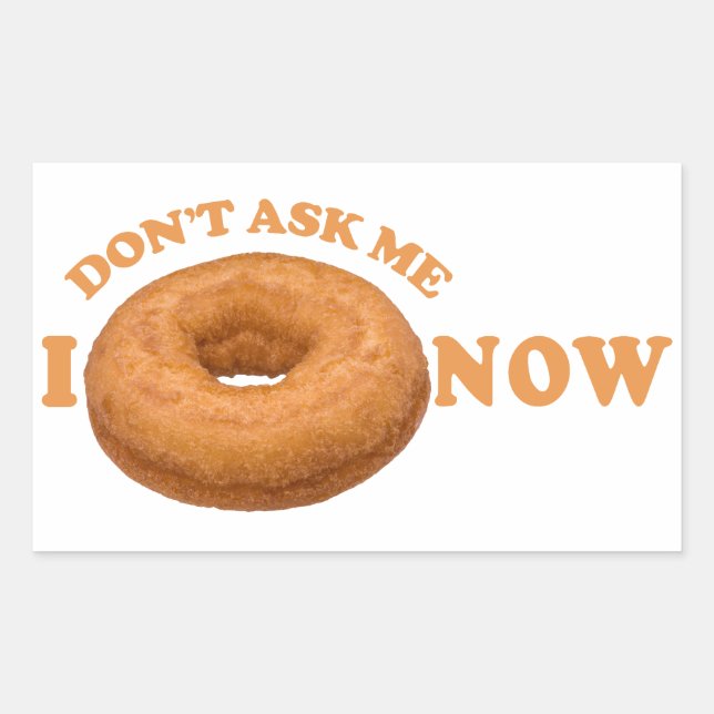 Donut Humor custom stickers (Front)