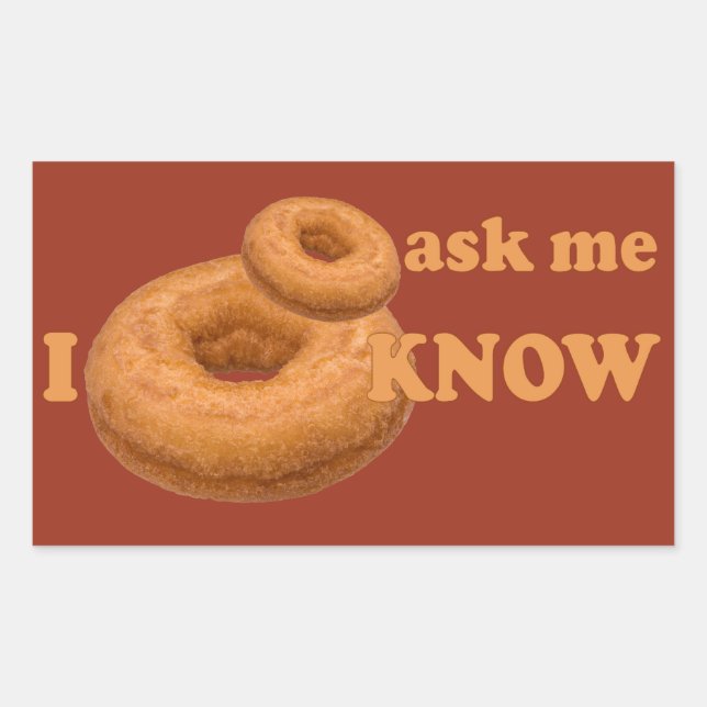 Donut Humor custom stickers (Front)