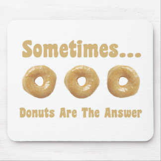 Donut Humor Mouse Pad