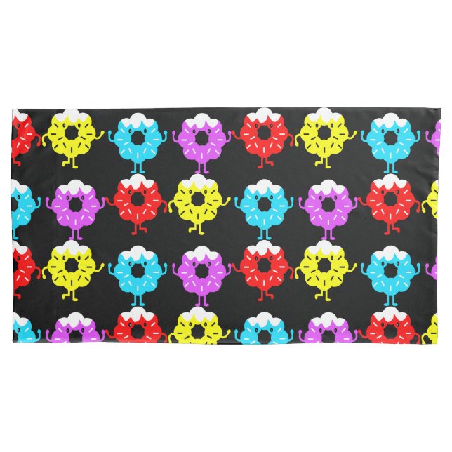 Donut Inspired Gift Pillow Case (Front)