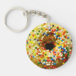Donut Keychain at Zazzle