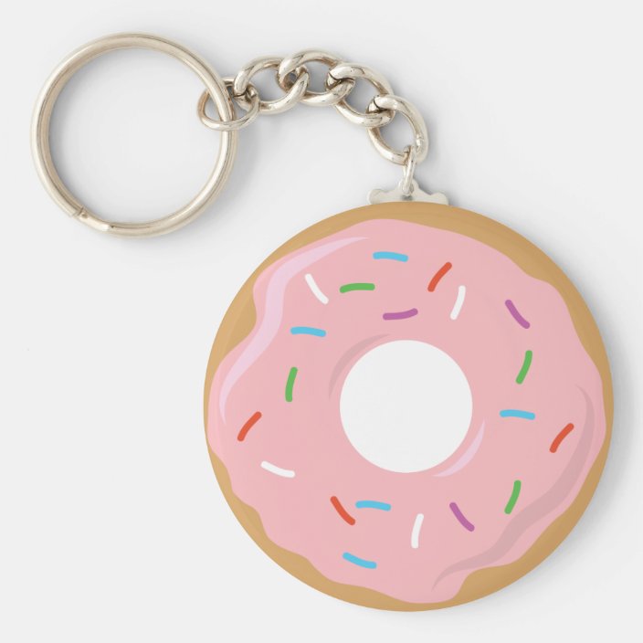 Donut Keyring Handmade By: Tranquilityy Birthday Keyring Wristlet Key Fob Donuts Keychain Donut Key Fob