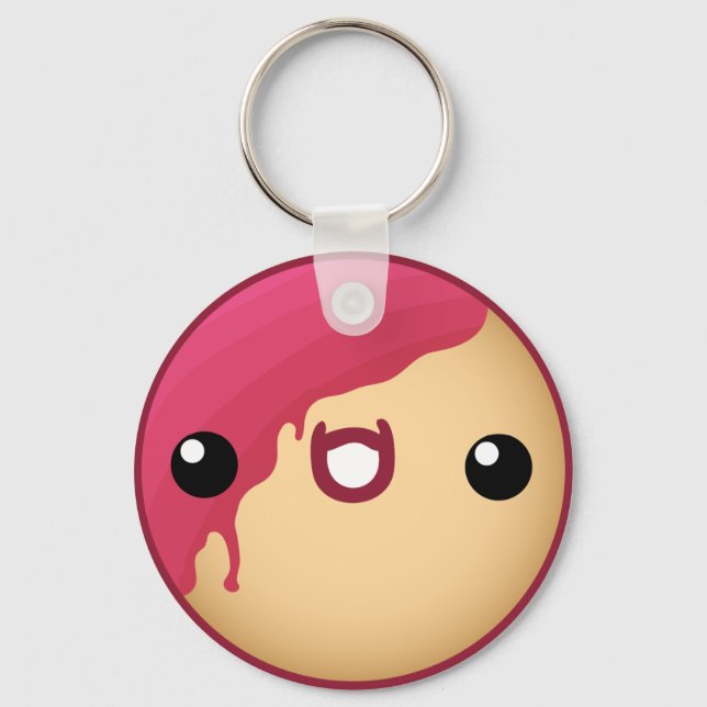 Donut Keychain Red (Front)