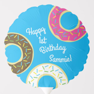 Donut Kids Birthday Party Balloon
