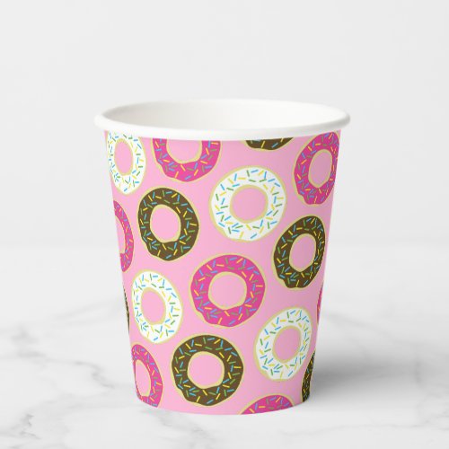 Donut Kids Birthday Party Cute Paper Cups