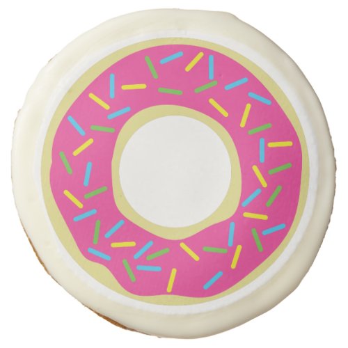 Donut Kids Birthday Party Cute Sugar Cookie