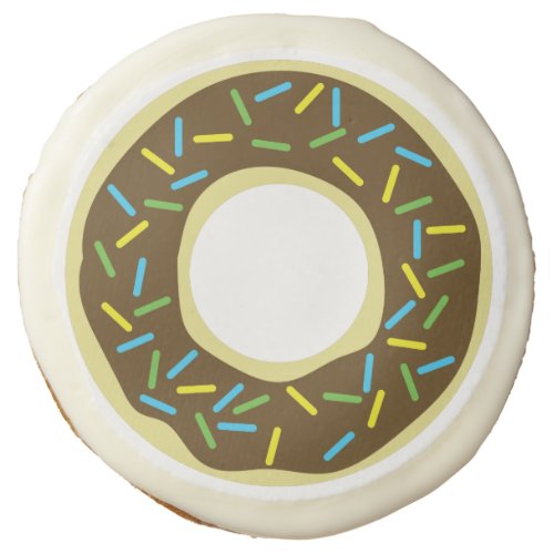 Donut Kids Birthday Party Cute Sugar Cookie